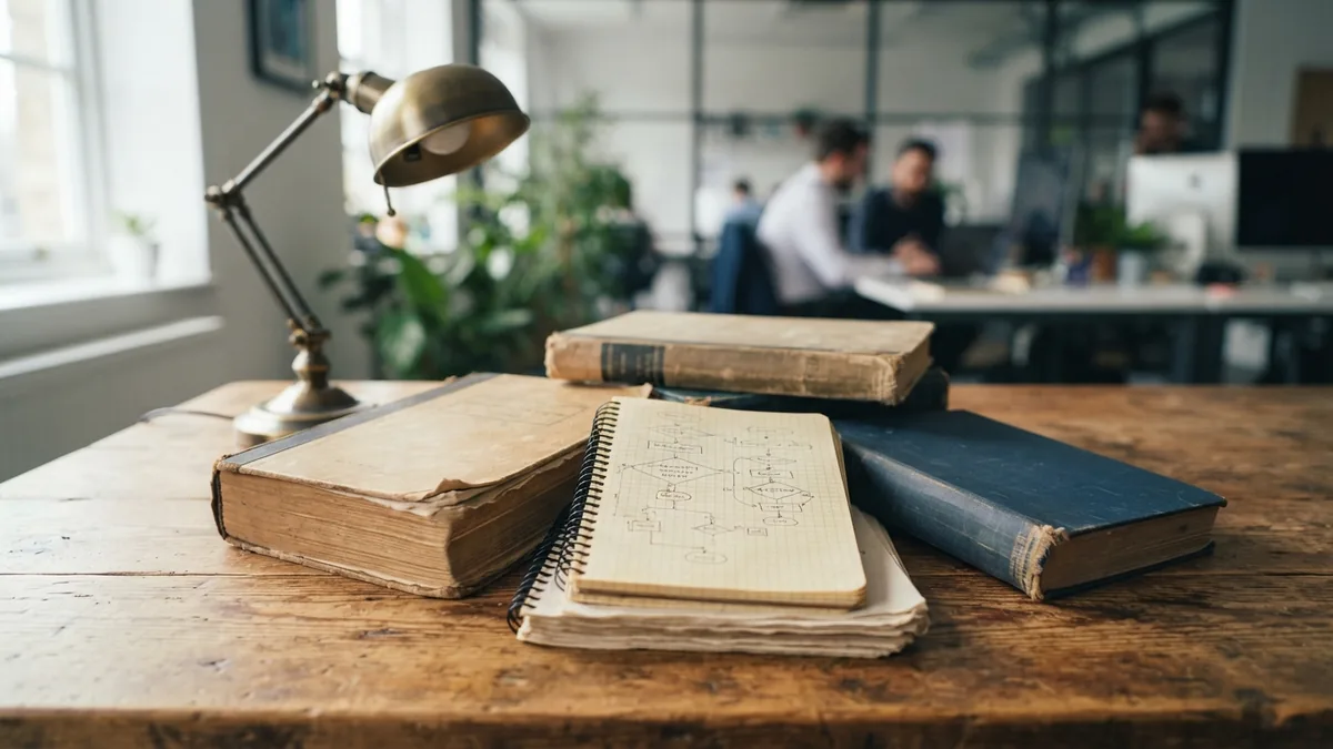 Historic software planning notes showing the roots of adaptive development