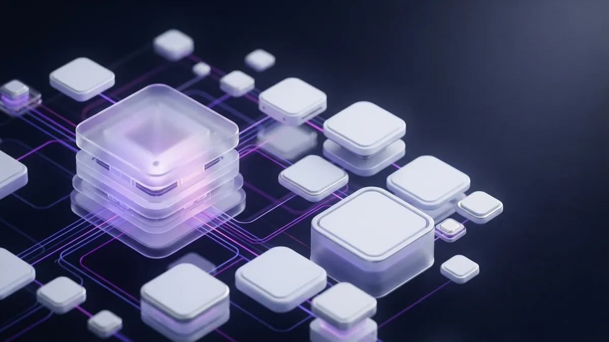 Linked abstract modules representing cloud access, integrations, and software updates