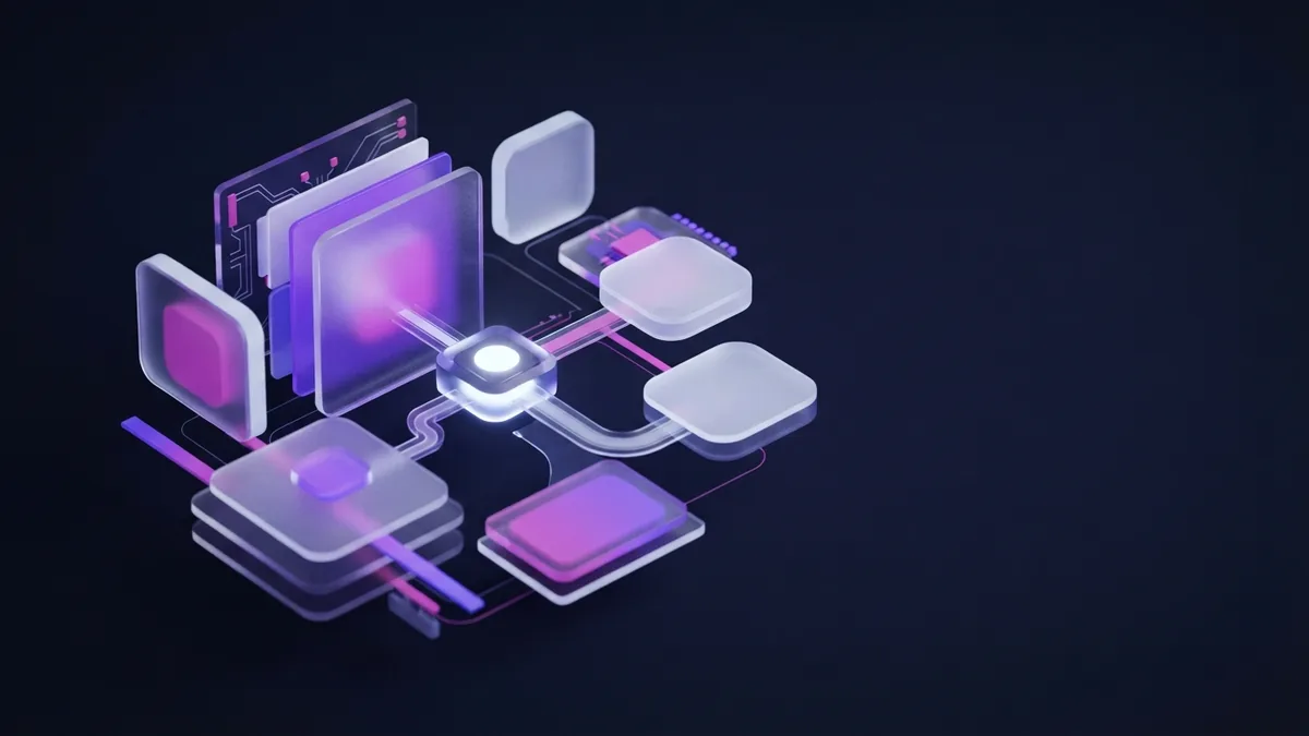 Modular AI workflow connecting approved tools and live business data