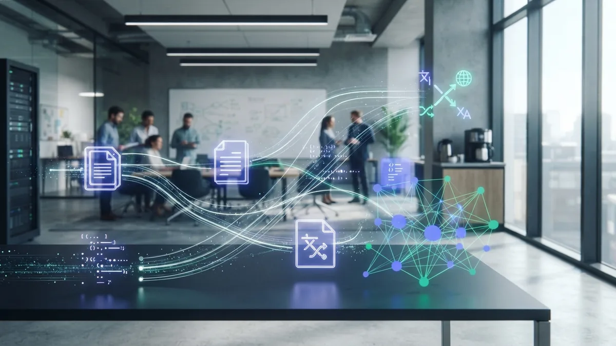 Connected business workflows for search, coding, translation, and LLM support