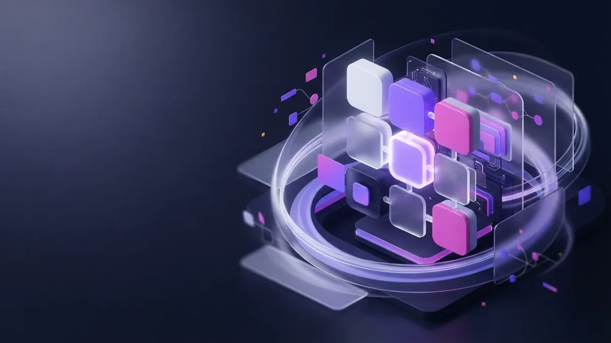Futuristic HRM data structure showing workplace change and emerging people trends